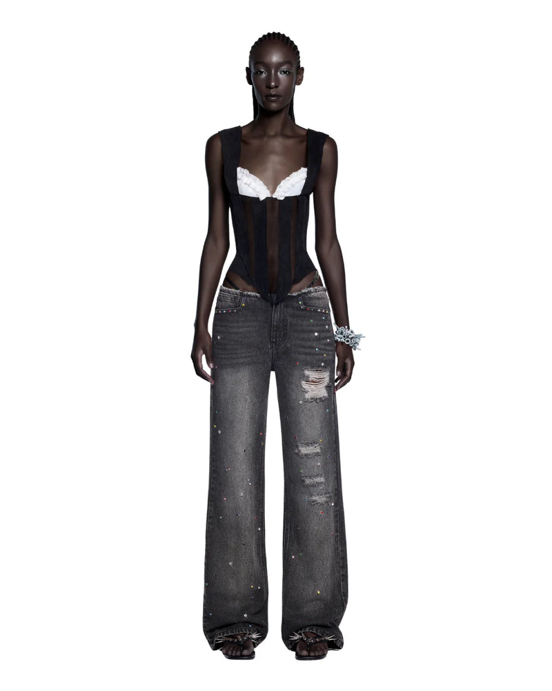 ASH PANTS (IN BLACK)