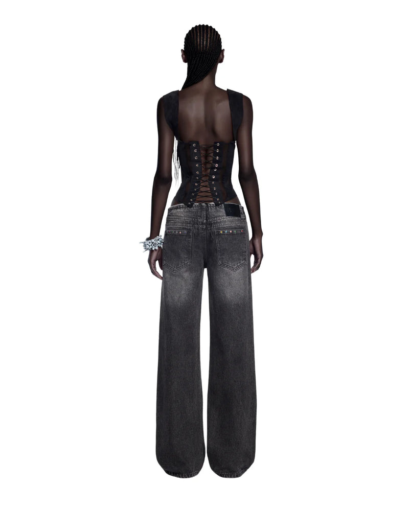 ASH PANTS (IN BLACK)