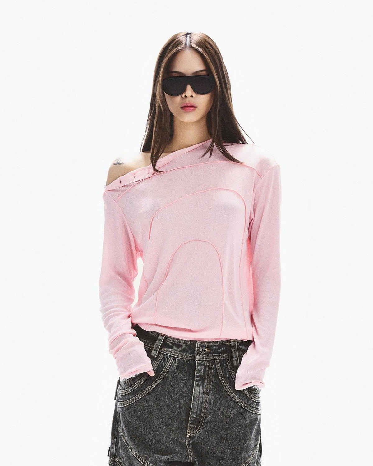 TENDER TOUCH SHIRT ( BLUSH PINK )