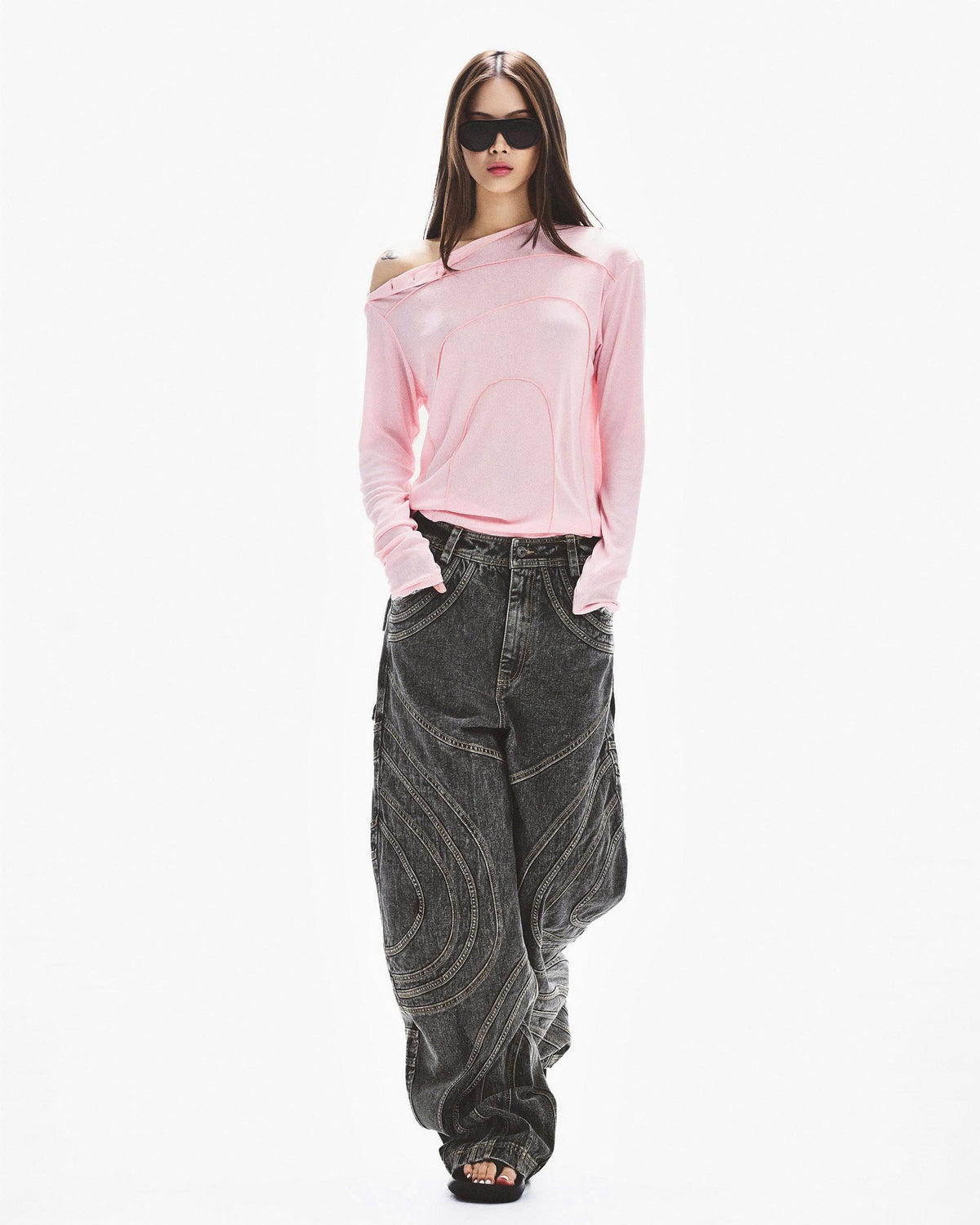 TENDER TOUCH SHIRT ( BLUSH PINK )