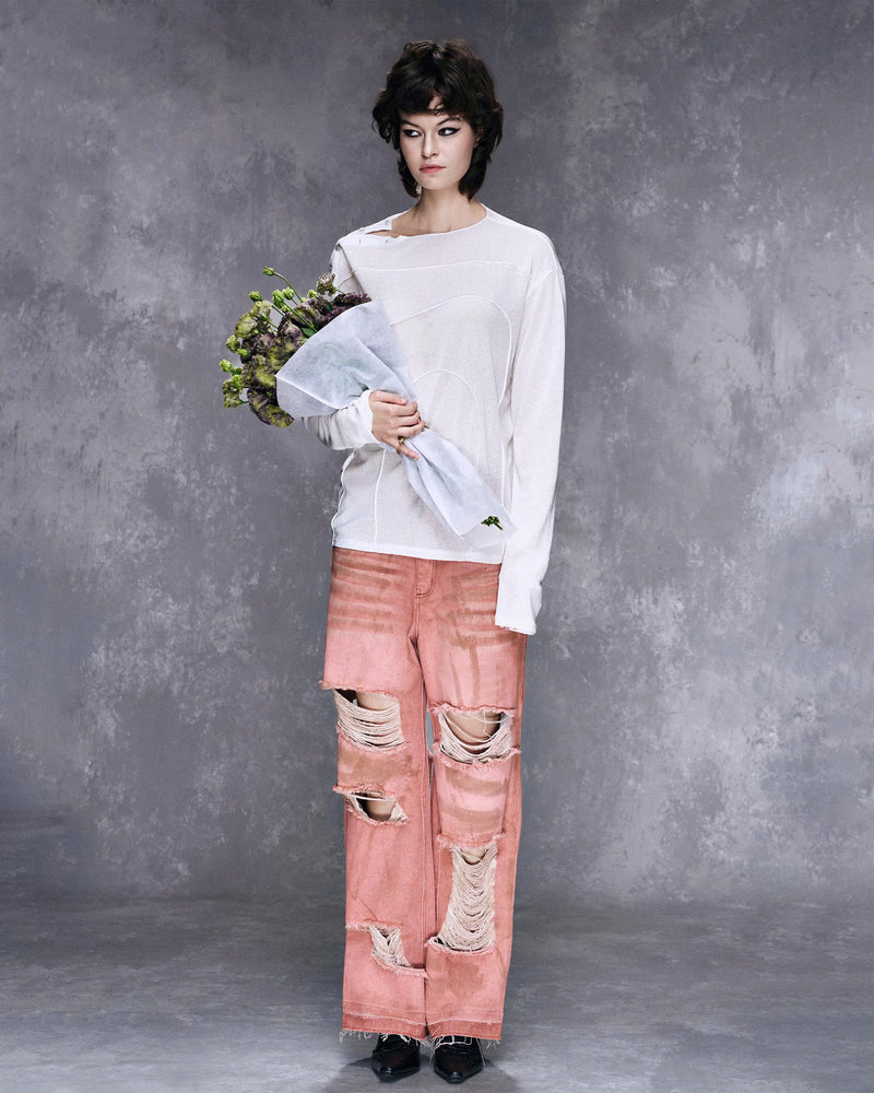 TENDER TOUCH SHIRT ( RICE WHITE )