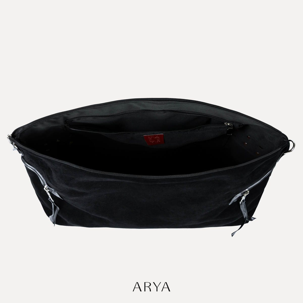 BLACK SLOUCHY BAG
