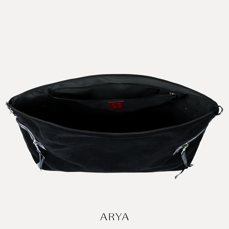 BLACK SLOUCHY BAG