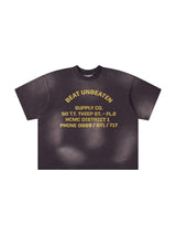 DARK PURPLE WASH SUPPLY T-SHIRT