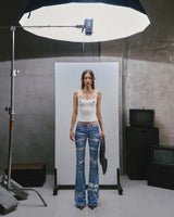 RAW Stars Printed Camisole top - WHITE