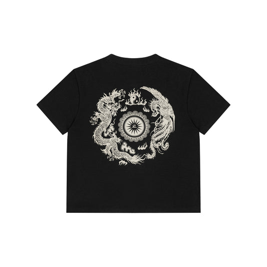 LONG FENG TEE - BLACK
