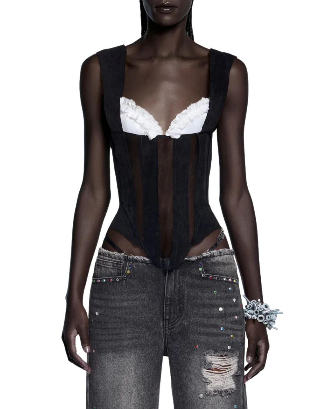 ROMANCE CORSET (IN BLACK)