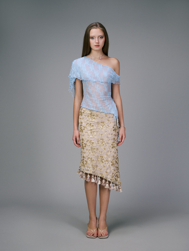 Batty Fang Top - blue