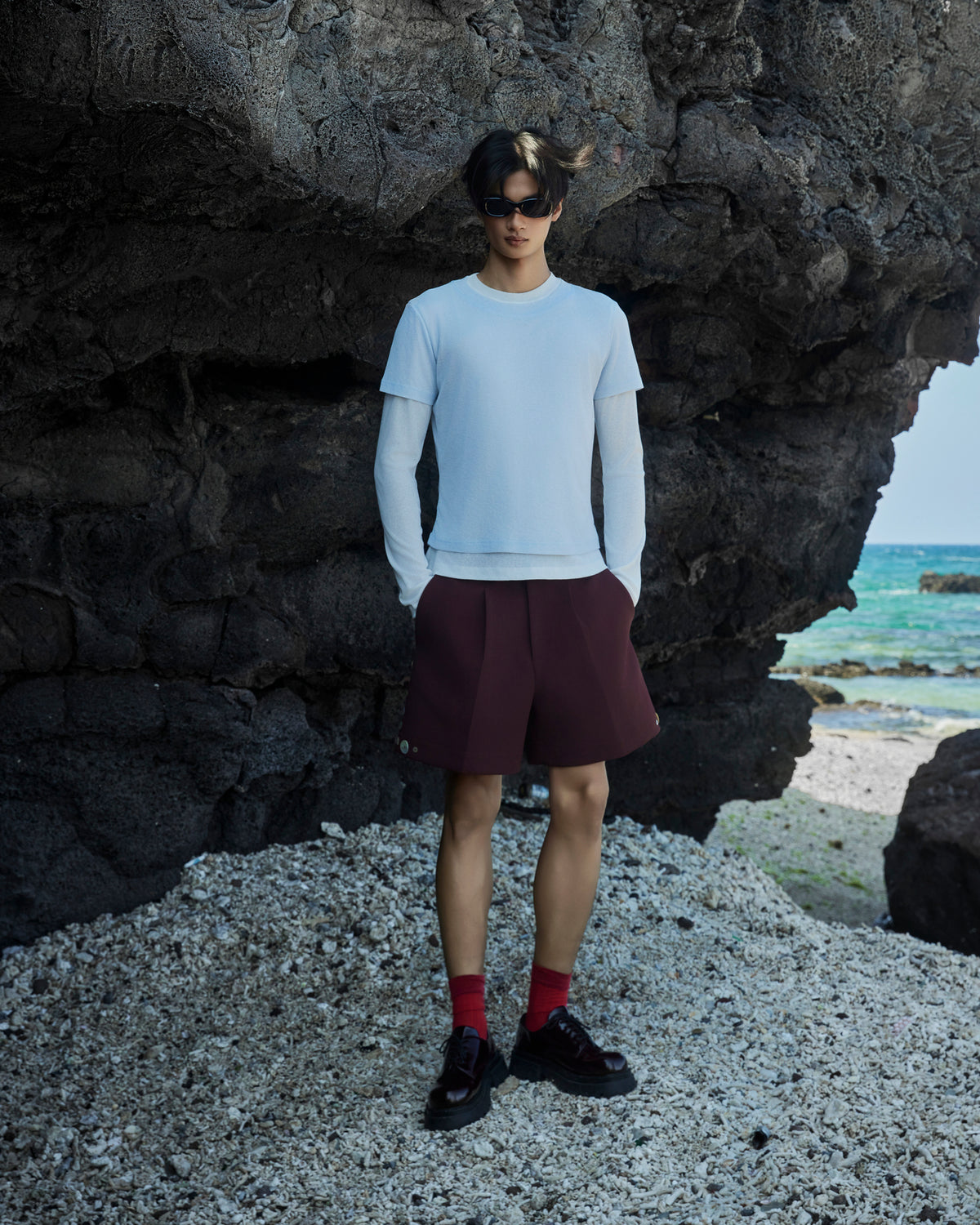 BROWN PEARL SHORT