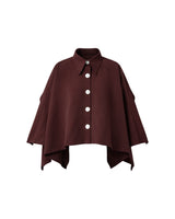 Brown Cape Shirt 