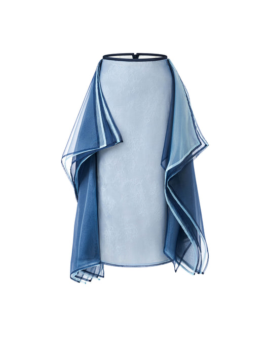 Blue "Hải Vân" Skirt
