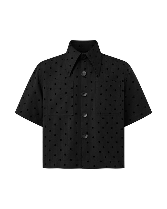 Polka Dot Boxy Shirt