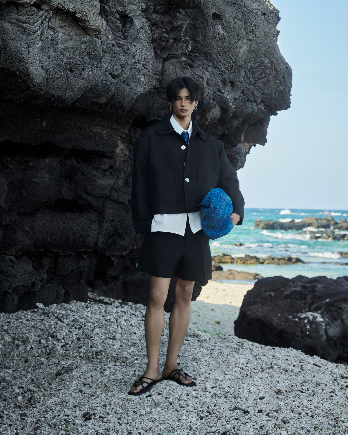 D-Collar Pearl Jacket