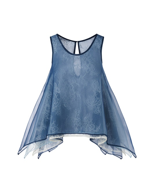 Blue "Hải Vân" Tank Top