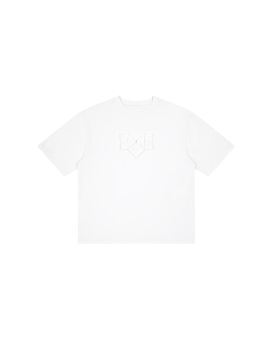 White Origami Heart Tee
