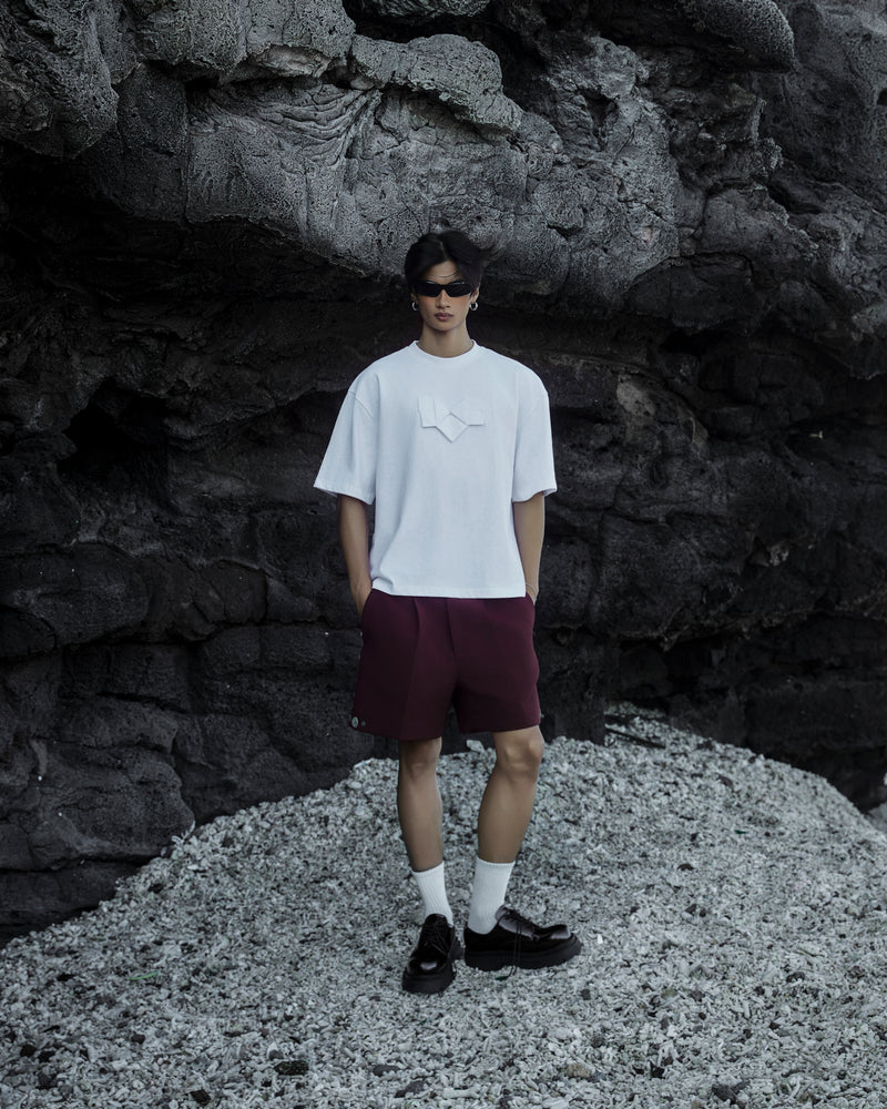 White Origami Heart Tee