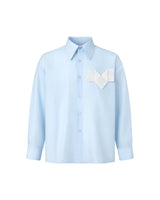 Baby Blue Origami Heart Shirt 