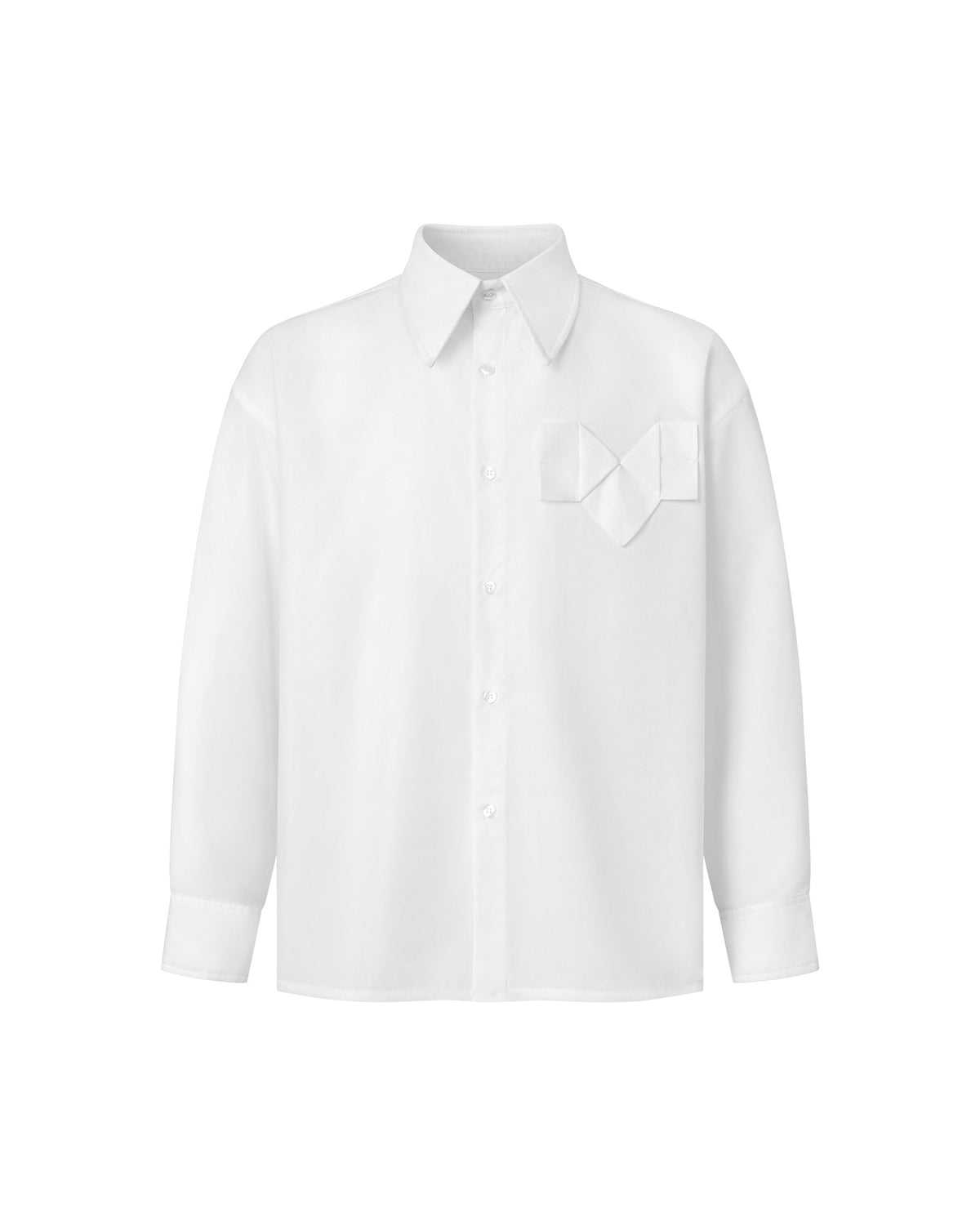 White Origami Heart Shirt