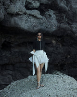 White Bowtie Skirt