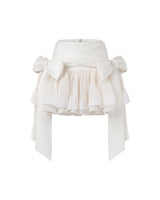 White Bowtie Skirt