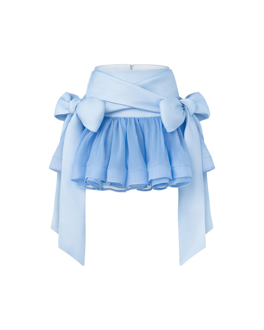 Blue Bowtie Skirt