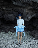 Blue Bowtie Skirt