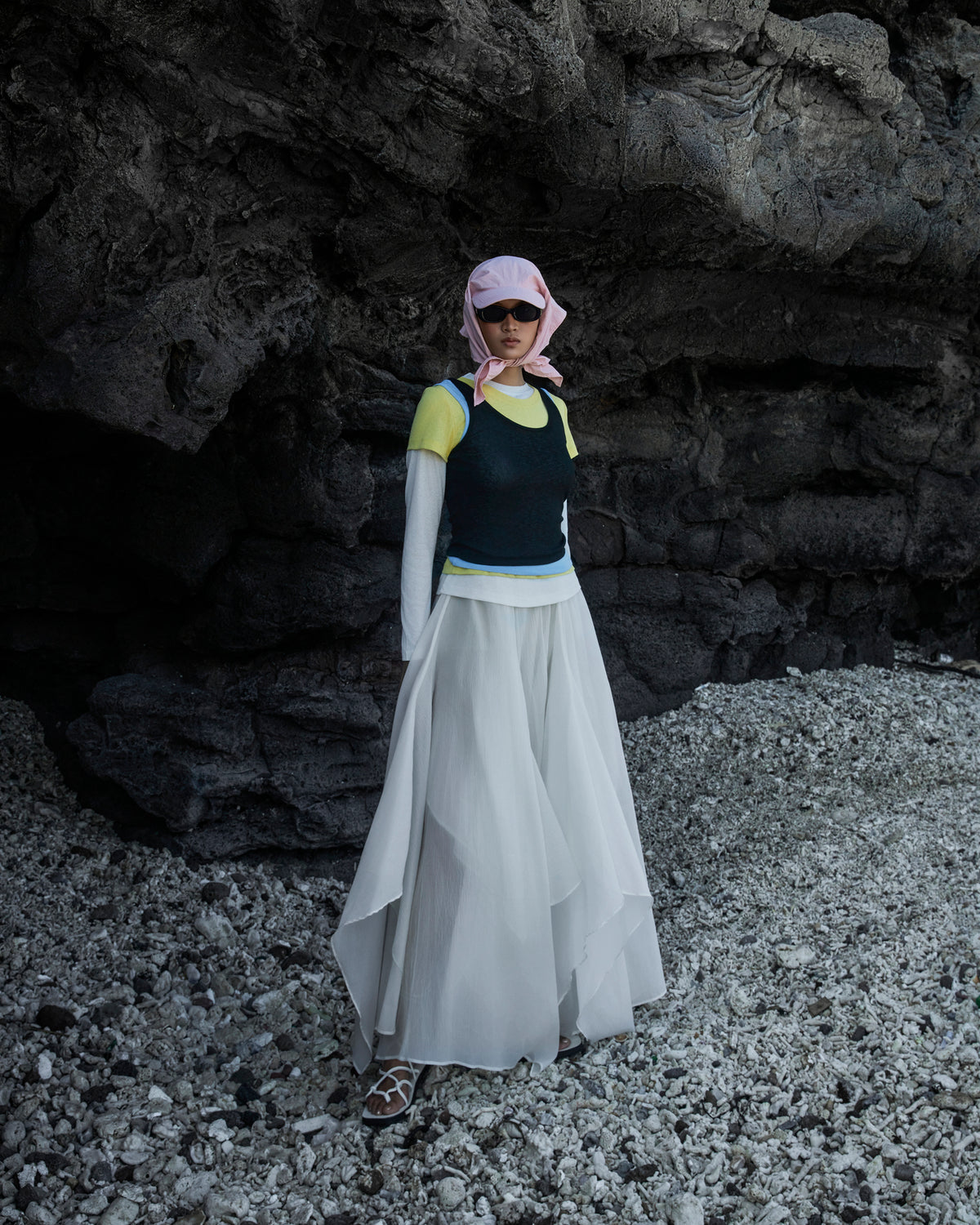 White Jellyfish Skirt