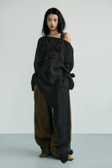 "MỘT CỘT" TOP - BLACK 