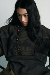 "MỘT CỘT" TOP - BLACK 