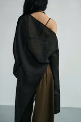 "MỘT CỘT" TOP - BLACK 