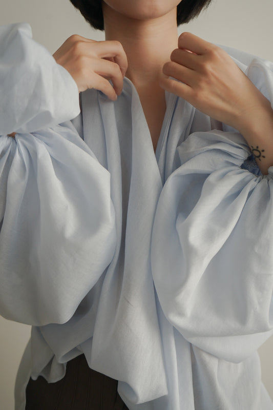 "CON SỨA" BLOUSE - BLUE 