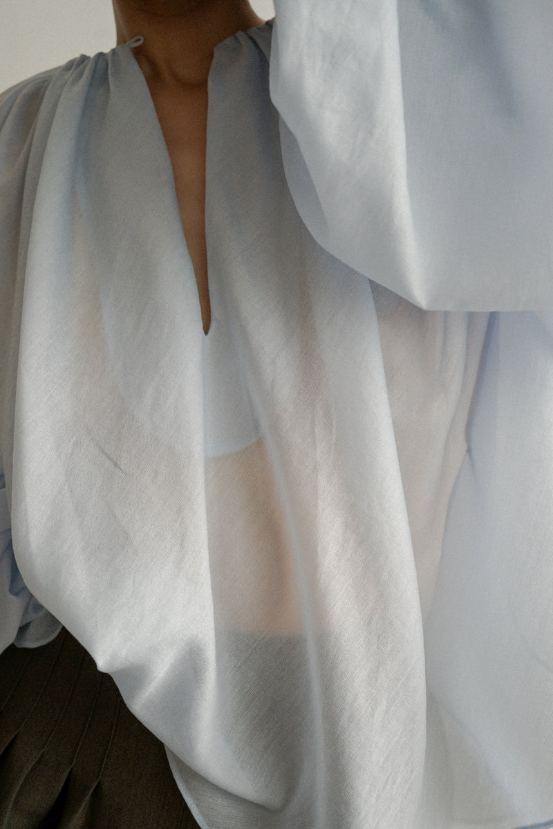 "CON SỨA" BLOUSE - BLUE 