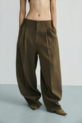 "CONG" PANTS - BROWN