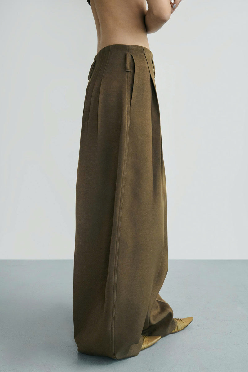 "CONG" PANTS - BROWN