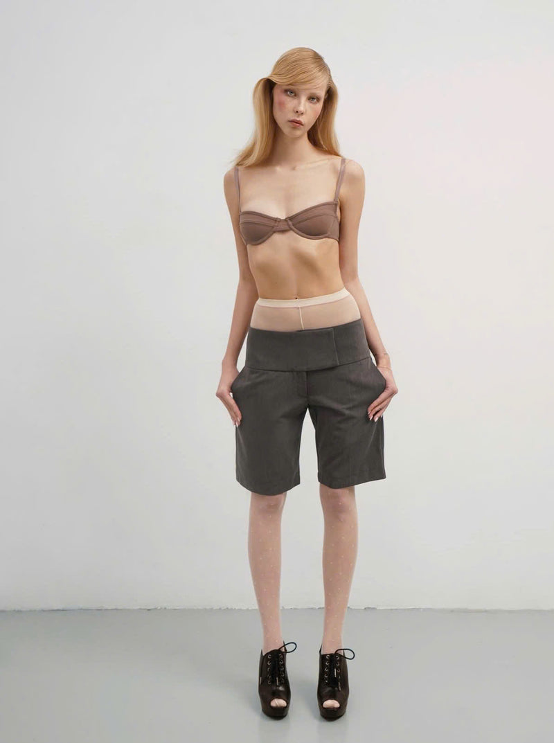 MOCHA BROWN INTENT SHEER BRA