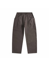 Cotton Twill Wide-Leg Pants