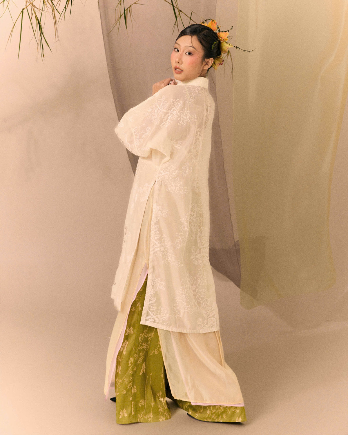 Hieu Yen Chiffon Slip Dress