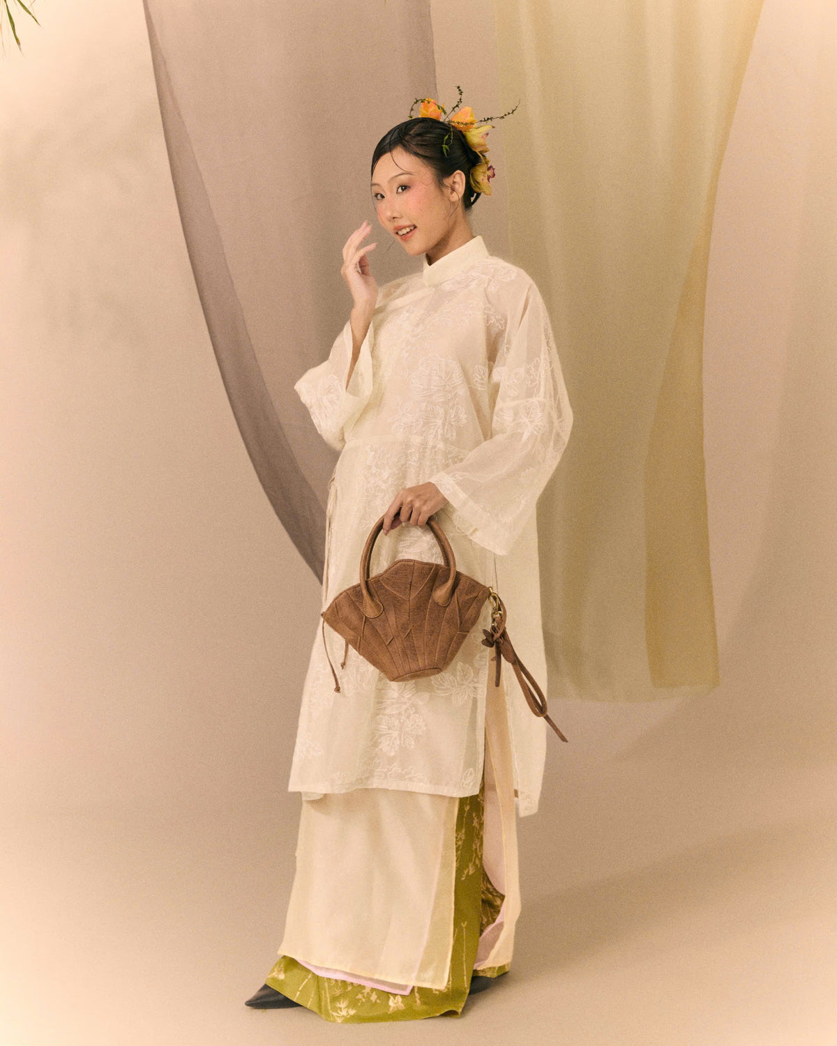Hieu Yen Chiffon Slip Dress