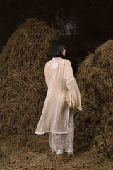 CREAM GIÁP HẠT SILK ROBE