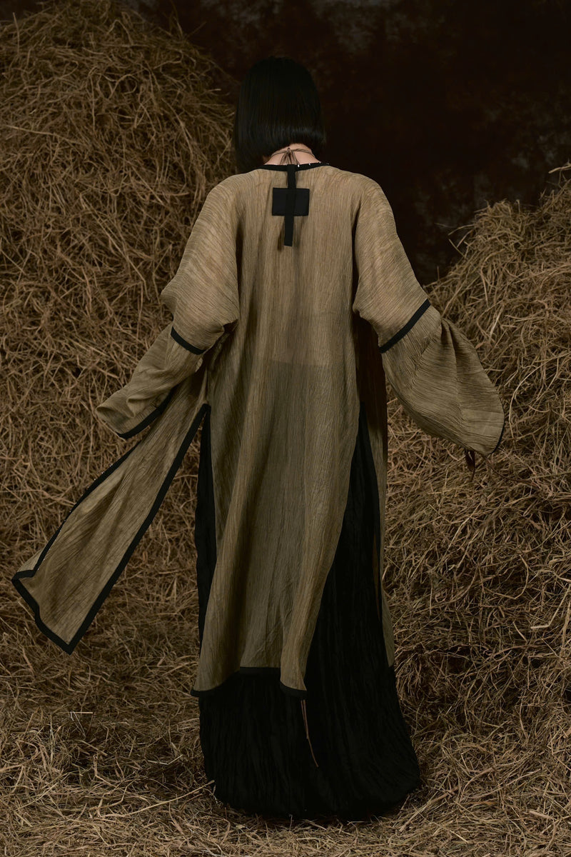 MOSS GIÁP HẠT SILK ROBE