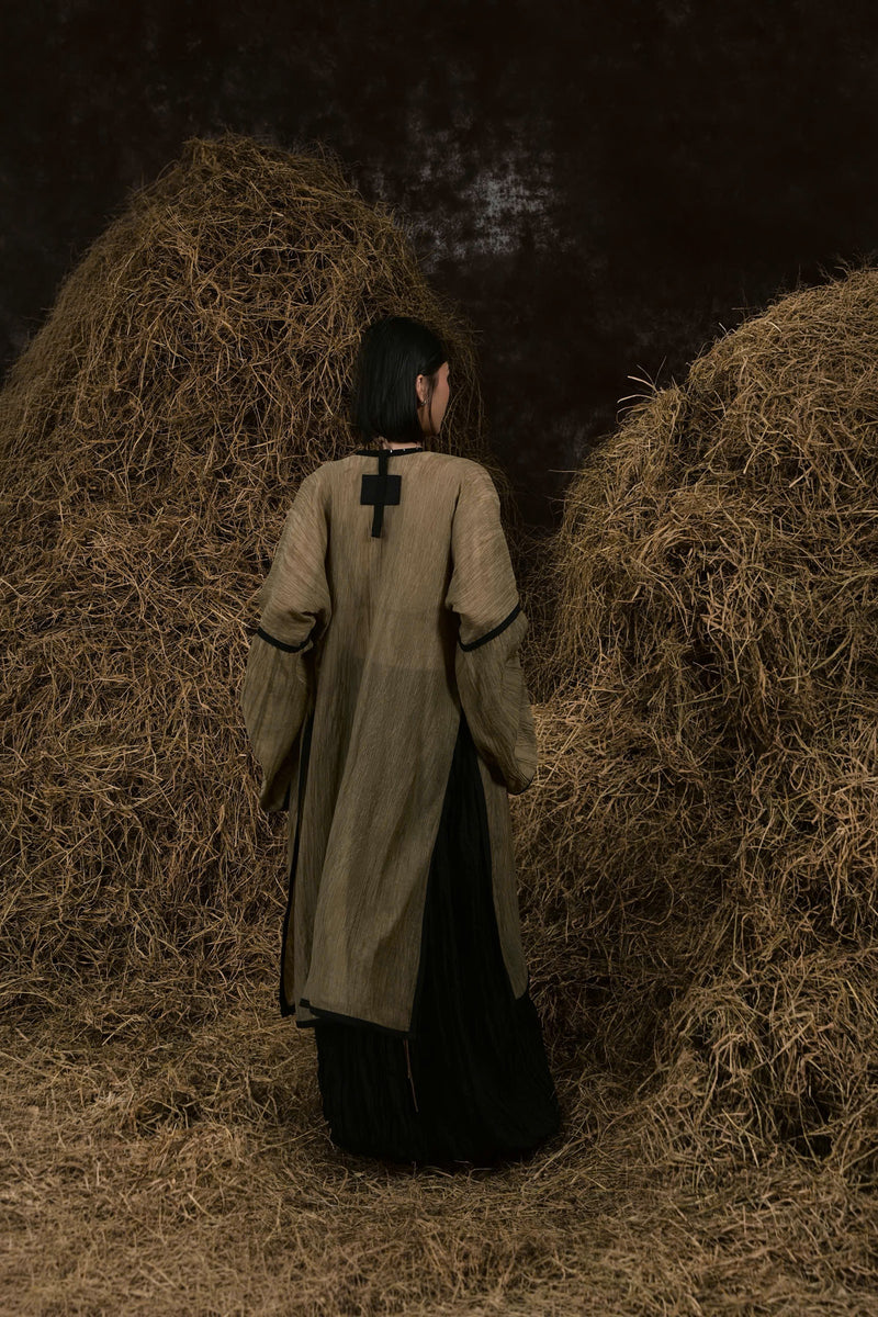 MOSS GIÁP HẠT SILK ROBE