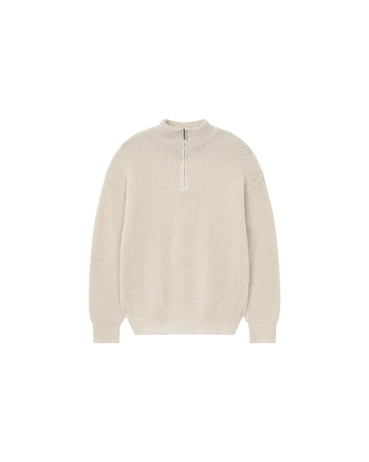 HALF ZIP SWEATER