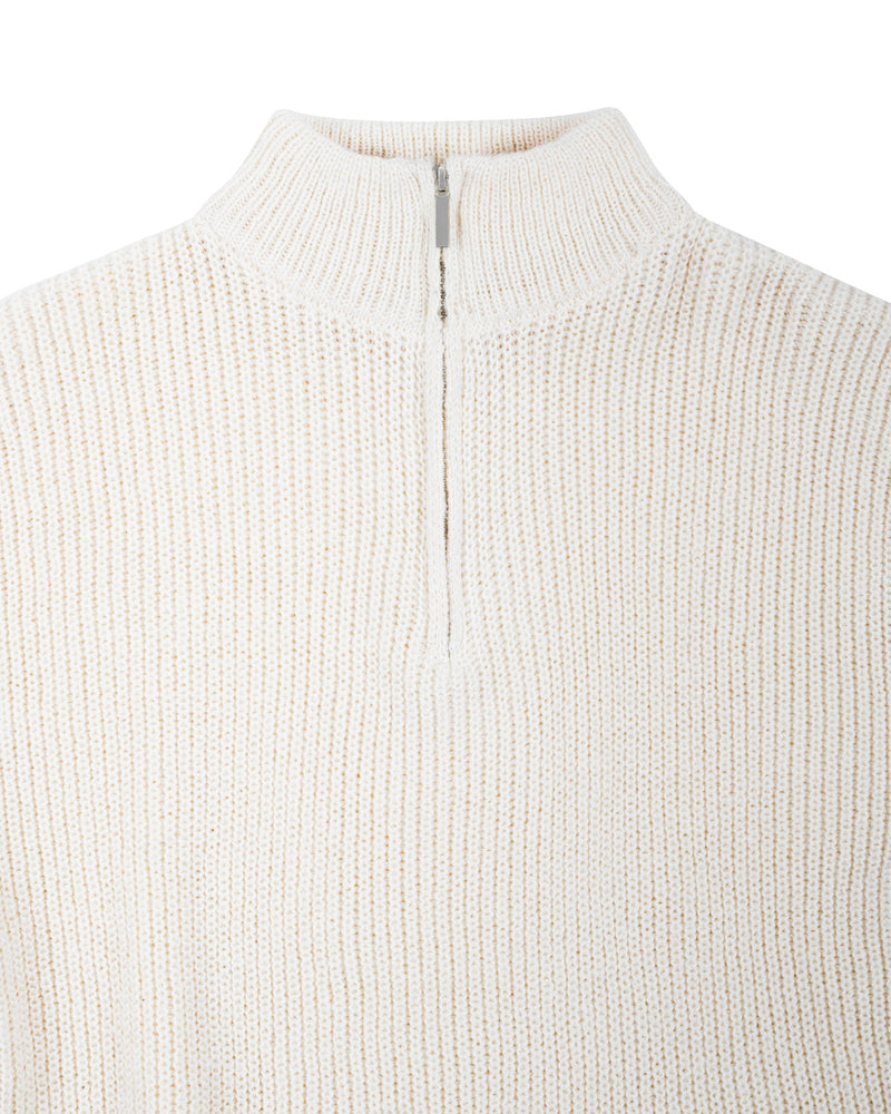 HALF ZIP SWEATER