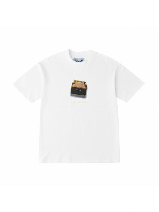 White Card Holder T-Shirt