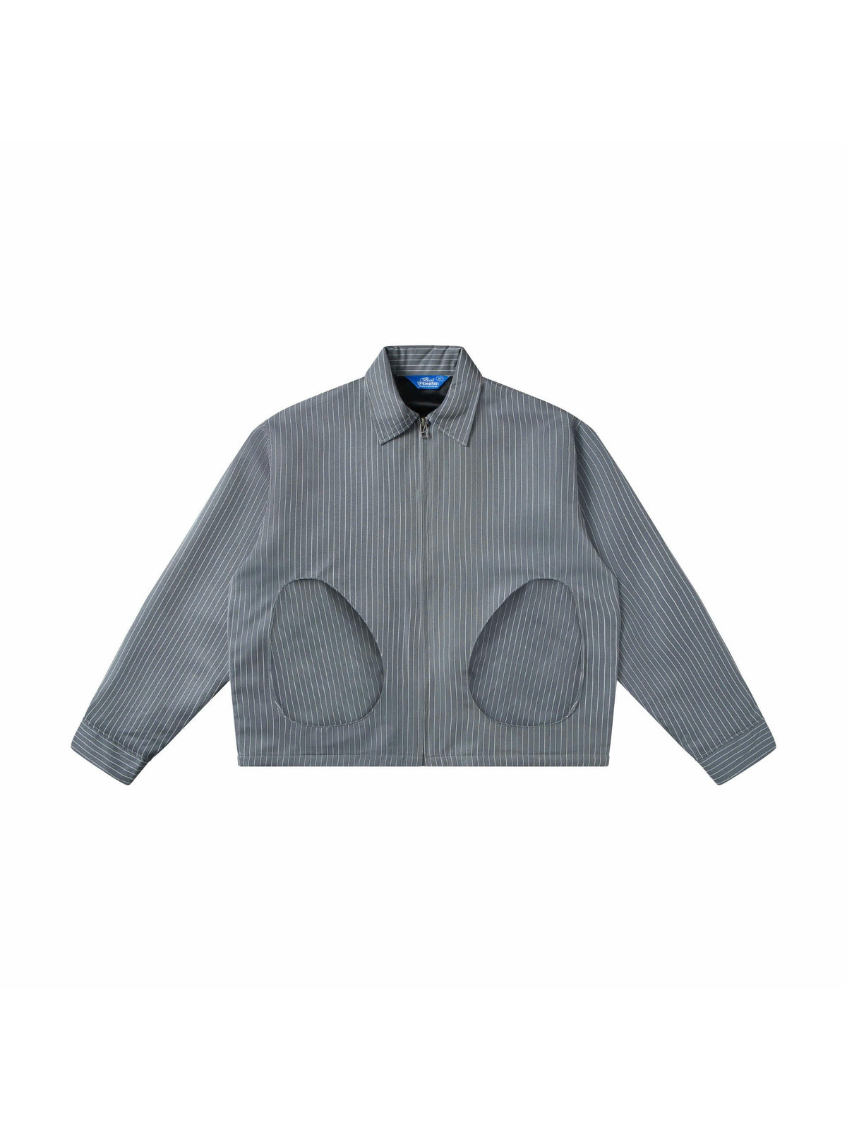 Striped Double-pocket Jacket