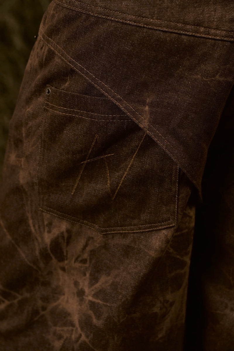 BROWN STRAY JEANS