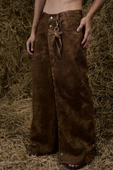 BROWN STRAY JEANS