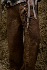 BROWN STRAY JEANS