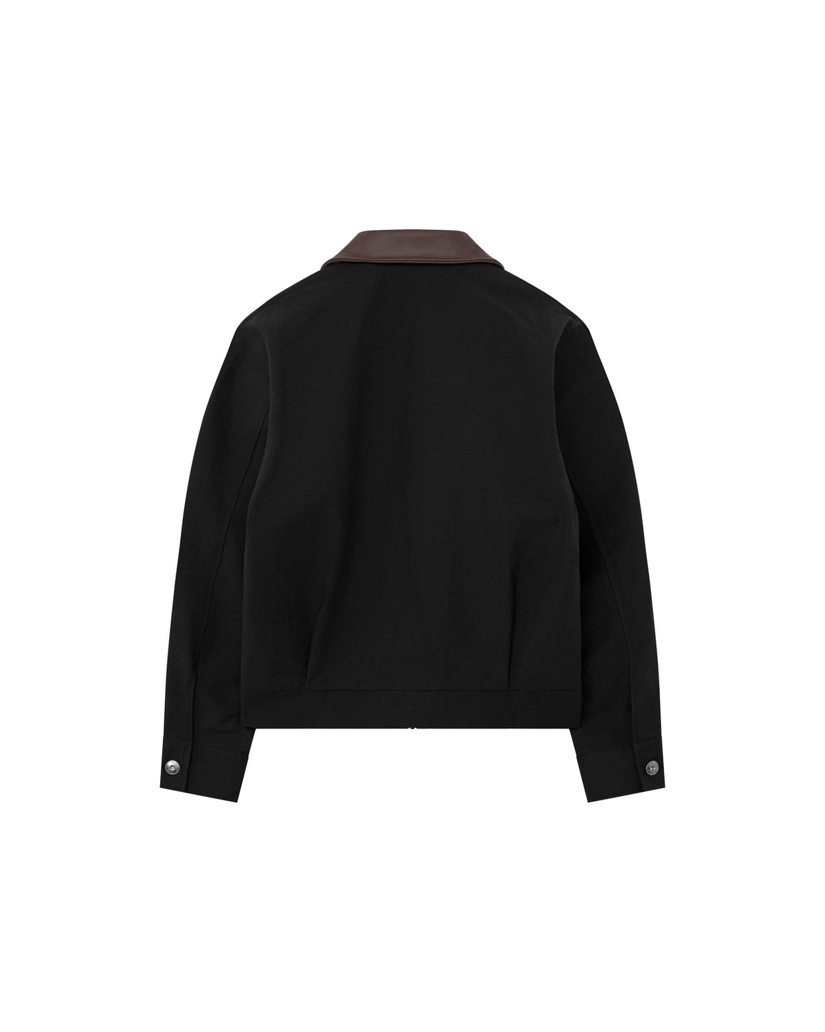 LEATHER COLLAR JACKET