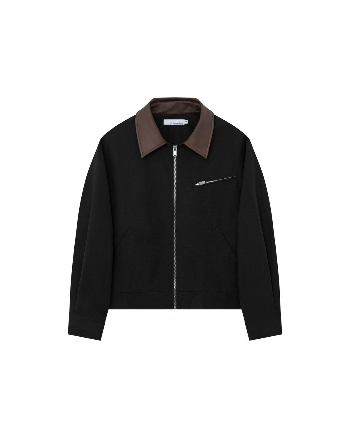 LEATHER COLLAR JACKET